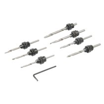 Silverline Drill & Countersink Set 7pce 3 - 6mm Silverline Drill & Countersink Set 7pce 3 - 6mm