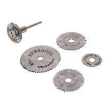Silverline HSS Saw Disc Set 6pce 22, 25, 32, 35 & 44mm Silverline HSS Saw Disc Set 6pce 22, 25, 32, 35 & 44mm