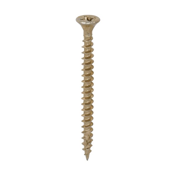 C2 Strong-Fix - PZ - Double Countersunk - Twin-Cut - Yellow 4.0 x 50 Tub 800