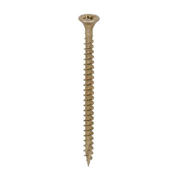 C2 Strong-Fix - PZ - Double Countersunk - Twin-Cut - Yellow 4.0 x 60 Tub 600
