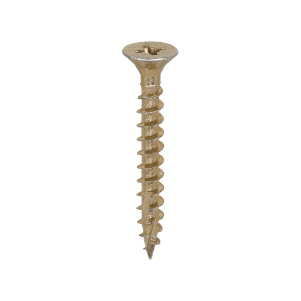 C2 Strong-Fix - PZ - Double Countersunk - Twin-Cut - Yellow 5.0 x 40 Tub 800