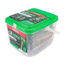 C2 Strong-Fix - PZ - Double Countersunk - Twin-Cut - Yellow 5.0 x 100 Tub 300
