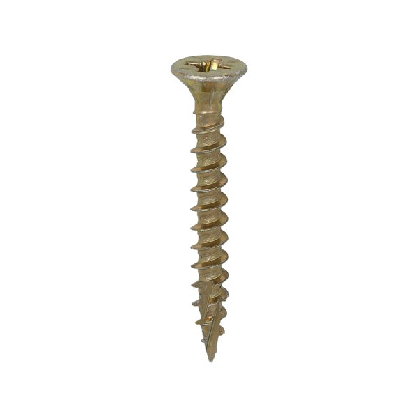 C2 Strong-Fix - PZ - Double Countersunk - Twin-Cut - Yellow 6.0 x 50 Box 200