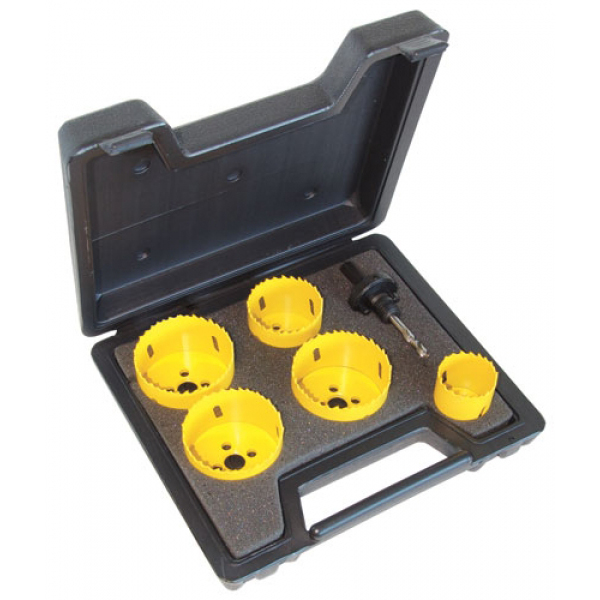 Holesaw kit - 6pc