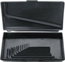 BONDHUS MHLX13 Key 13pcs Imperial Set 1/16″-1/2″ Plastic Box, 12342