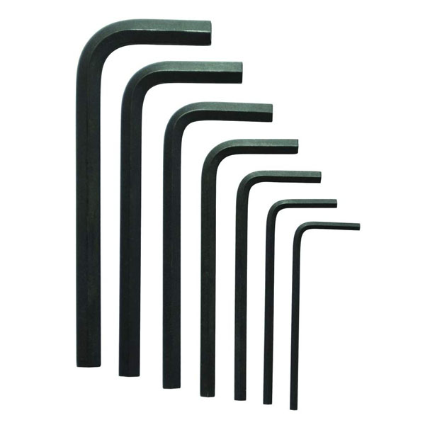 BONDHUS PHLX7S Imperial Hex Key 7pcs Short Set 5/64-1/4" Pouch, 12345