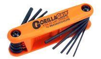 BONDHUS Gorilla Grip Hex fold up 12pcs Key Set HF12, 12550