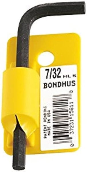 BONDHUS HL3/16S Hex Key Barcoded 3/16", 15810