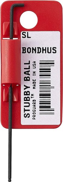 BONDHUS SBLX9 Stubby BallEnd Hex Key 9pcs Metric Set 1.5mm-10mm, 16599