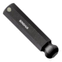 BONDHUS 17mm BallEnd ProHold InHex 2″ Socket Bit, 31486