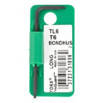 BONDHUS BULK T6 Torx Key (25) TX6, 32706