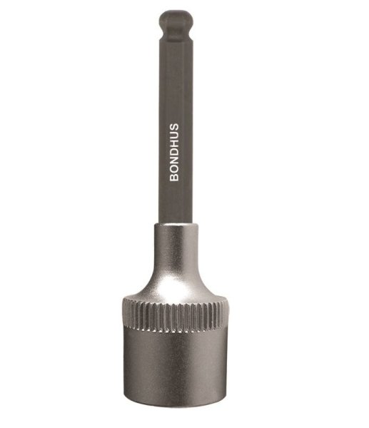 BONDHUS 5/16" ProHold BallEnd InHex Bit & 1/2" Socket, 43913