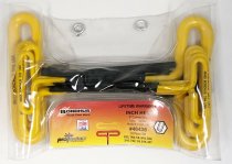 BONDHUS CTHX10-6 T-Handle Hex Cushion Grip 6″ 10 pcs Imperial Set 3/32″-3/8″, 46438