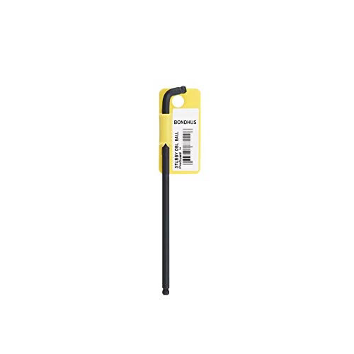 BONDHUS SDBL9/64XL Stubby Double BallEnd Hex Key 9/64", 67008