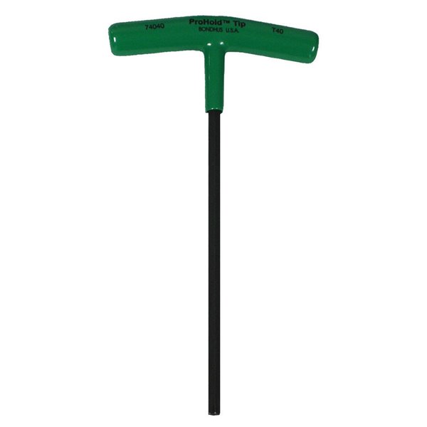 BONDHUS T40 T-Handle Prohold Torx Hex Key TX40, 74040