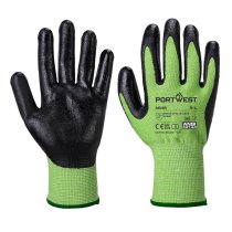 A645 - Green Cut Glove - Nitrile Foam