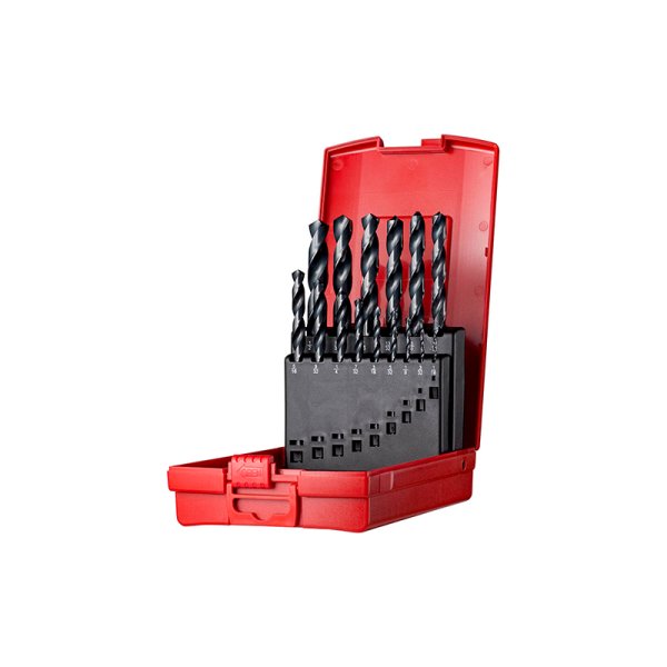 15 pc A100 Dormer drill bit set 1/16" to 1/2"