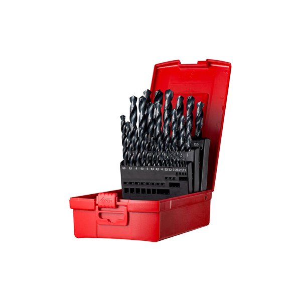 29 pc A100 Dormer drill bit set 1mm to 13mm