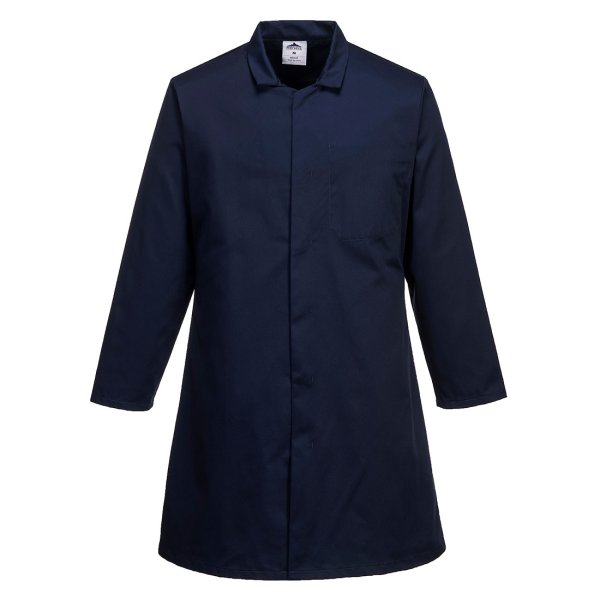 2202 - Men’s Food Coat, One Pocket Navy