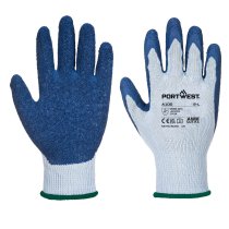 A100 - Grip Glove - Latex Grey/Blue