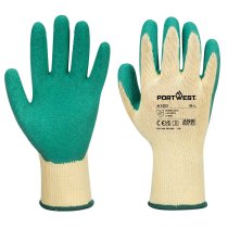 A100 - Grip Glove - Latex Green
