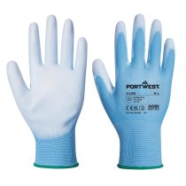 A120 - PU Palm Glove Blue (10 pk)