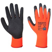 A140 - Thermal Grip Glove - Latex Orange/Black