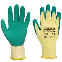 A150 - Classic Grip Glove - Latex Green (10 pk)