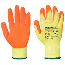A150 - Classic Grip Glove - Latex Orange (pk 10)