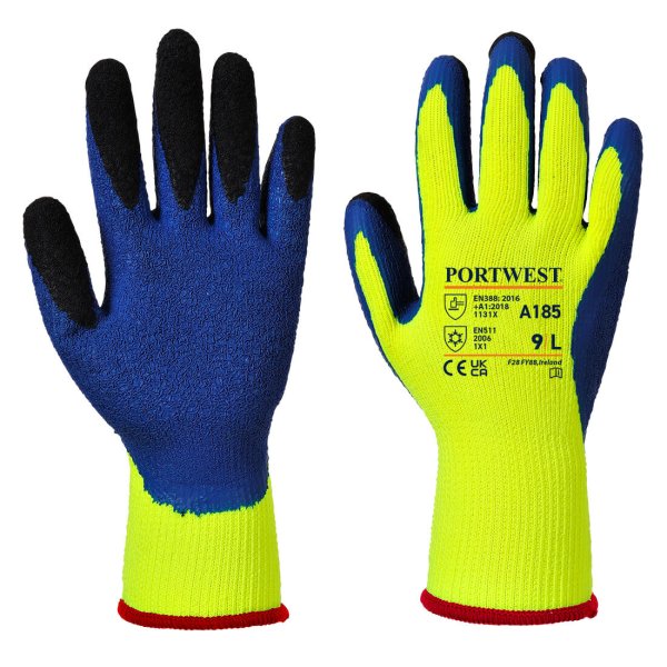A185 - Duo-Therm Glove Yellow/Blue