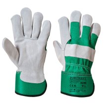 A220 - Premium Chrome Rigger Glove Green (pk 10)