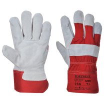 A220 - Premium Chrome Rigger Glove Red (pk 10)