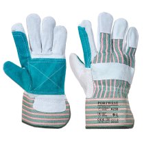 A230 - Double Palm Rigger Glove Grey