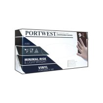 A900 - Powdered Vinyl Disposable Glove (Pk100) Clear