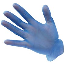 A905 - Powder Free Vinyl Disposable Glove (Pk100) Blue