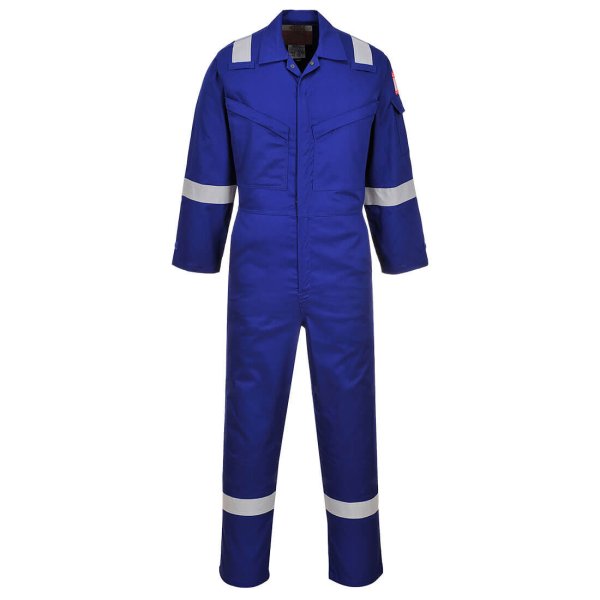 AF73 - Araflame Silver Coverall Royal Blue