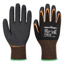 AP35 - Grip 15 Nitrile Double Palm Glove Black/Orange