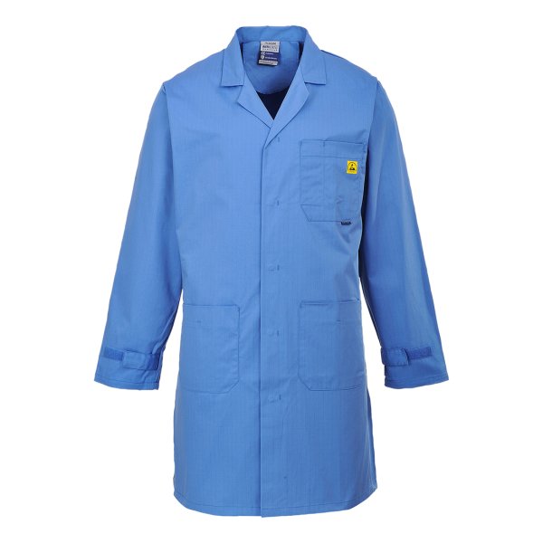 AS10 - Anti-Static ESD Coat Hamilton Blue