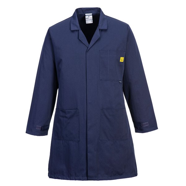 AS10 - Anti-Static ESD Coat Navy