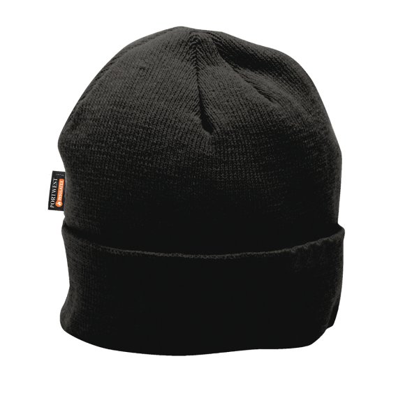 B013 - Insulated Knit Beanie Black