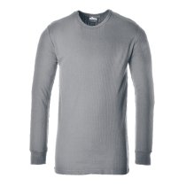 B123 - Thermal T-Shirt Long Sleeve Grey