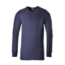 B123 - Thermal T-Shirt Long Sleeve Navy