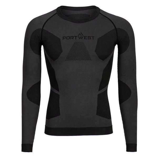 B173 - Dynamic Air Baselayer Top Charcoal