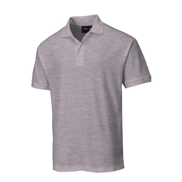 B210 - Naples Polo-shirt Heather Grey