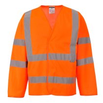 C473 - Hi-Vis Band and Brace Jacket L/S Orange