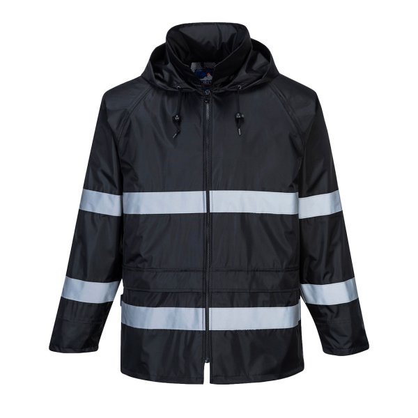 F440 - Classic Iona Rain Jacket Black