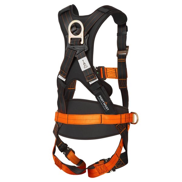 FP73 - Portwest Ultra 3 Point Harness Black/Orange