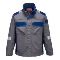 FR08 - Bizflame Industry Two Tone Jacket Grey