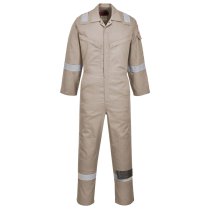 FR21 - Flame Resistant Super Light Weight Anti-Static Coverall 210g Khaki