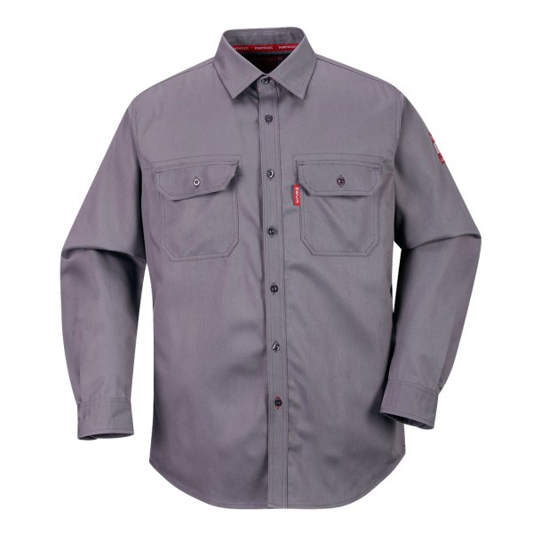 FR89 - Bizflame 88/12 FR Shirt Grey